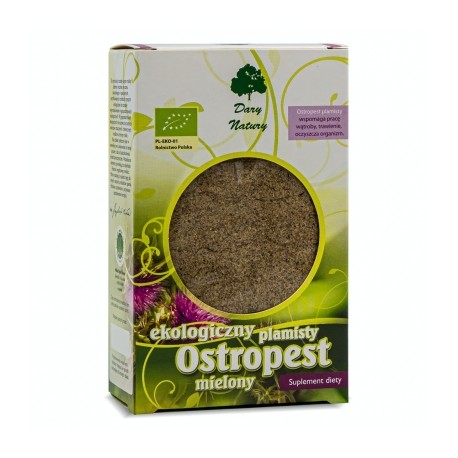 OSTROPEST Plamisty Mielony Ekologiczny // Dary Natury // 100g