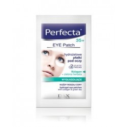 PERFECTA //EYE Patch Aloes i zielona herbata // Hydrozelowe platki pod oczy 35+ // Wygladzajace