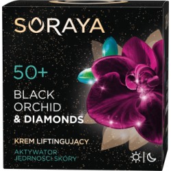Soraya BLACK ORCHID & DIAMONDS 50+ // Krem Liftingujacy - aktywator jedrnosci skory // na dzien i noc