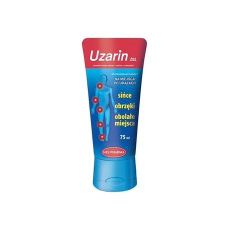 UZARIN zel // zel pielegnujaco-kojacy na miejsca po urazach // octanowinian glinu, arnika, nagietek // 75ml