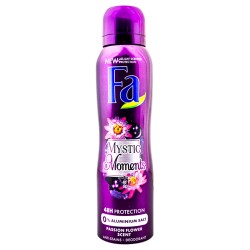 FA Deodorant MYSTIC MOMENTS Passion Flower Scent  - anti stains  // 48h protection // 0%aluminium salt // 150ml