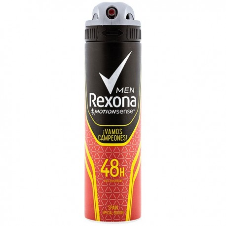 Rexona MEN MotionSense VAMOS CAMPEONES // anti-perspirant 48h protection // Spain special edition