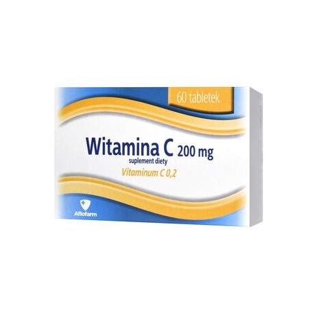 WITAMINA C 200mg - Aflofarm // 60 tabletek