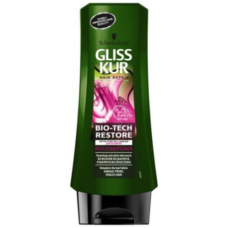Gliss Kur BIO-TECH RESTORE Rich Conditioner // do wlosow delikatnych, podatnych na zniszczenia // 200ml