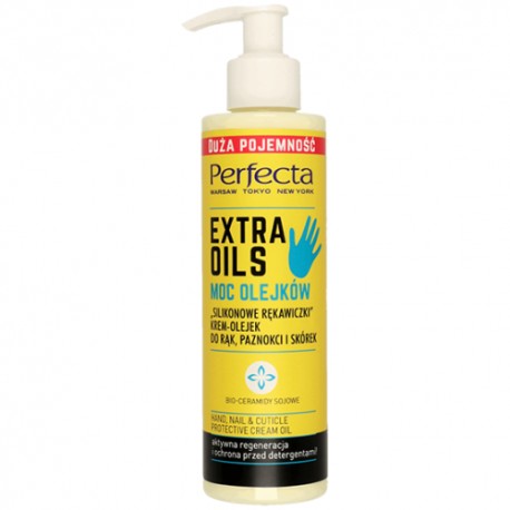 Perfecta Body /Krem-olejek do rak,paznokci,skorek ''Silikonowe rekawiczki" /Ochrona przed detergentami i aktywna regeneracja