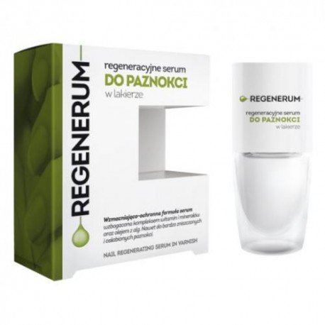 REGENERUM regeneracyjne serum DO PAZNOKCI w lakierze // wzmacniajaco - ochronna formula serum // 8ml