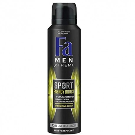 FA MEN SPORT ENERGY BOOST ANTI-PERSPIRANT  // 72 H PROTECTION