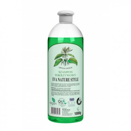 EVA NATURE STYLE Szampon pokrzywowy // do wlosow tlustych i normalnych // 1000 g.