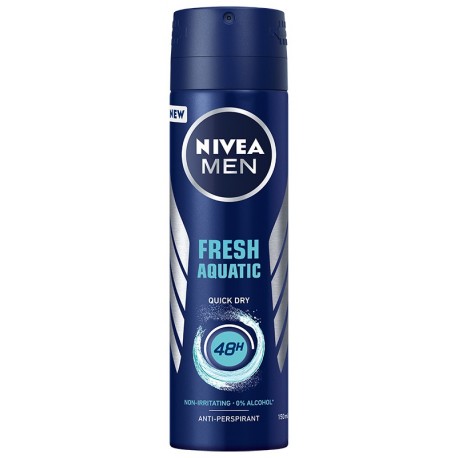 NIVEA MEN anti-perspirant // quick dry, non-irritating, 0% alcohol // 48h // 150ml