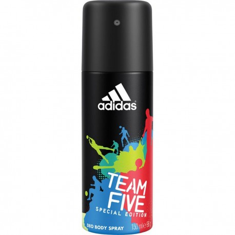 ADIDAS  TEAM FIVE  Special Edition BIO BODY SPRAY // 150 ml