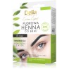 Delia Henna do brwI - pudrowa czarna  z naturalnymi ziołami - chną i basmą  // wystarczy wymieszać z wodą! // 4g