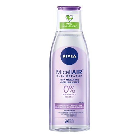 NIVEA Pielegnujacy Plyn Micelarny // Cera Wrazliwa i nadwrazliwa // 200 ml
