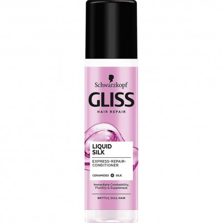 GLISS KUR LIQUID SILK ekspresowa odzywka regeneracyjna // wlosy matowe, lamliwe // 200 ml