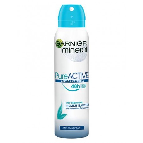 GARNIER mineral Pure Active Antibacterial Actives Ani-perspirant 48h //