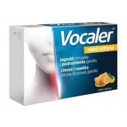 VOCALER na chrypke i suchosc w gardle // Lagodzi: chrypke,suchosc w jamie ustnej,przeciazenie strun glosowych // Miod,cytryna