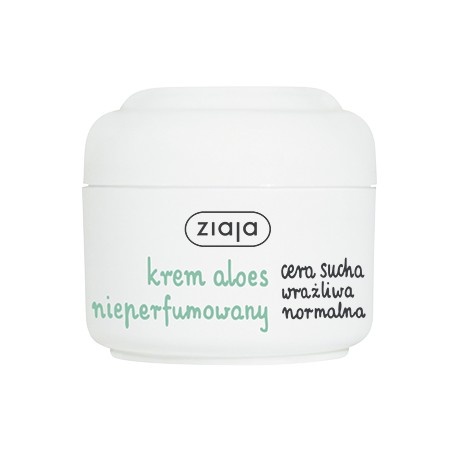 Ziaja KREM BIO ALOES nieperfumowany 50ml // Cera sucha, wrazliwa, normalna