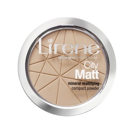 Lirene City Matt 02 NATURAL // mineralny puder matujacy w kamieniu // 9g