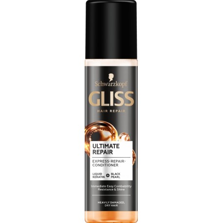 Gliss Kur Ultimate Repair// Ekspresowa odzywka regeneracyjna// Regeneracja Mocno Uszkodzonych Wlosow