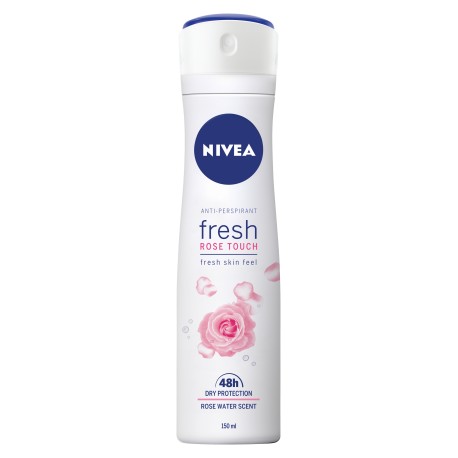 NIVEA anti-perspirant for women  ROSE TOUCH // 48 h Dry protection // Rose Water Scent