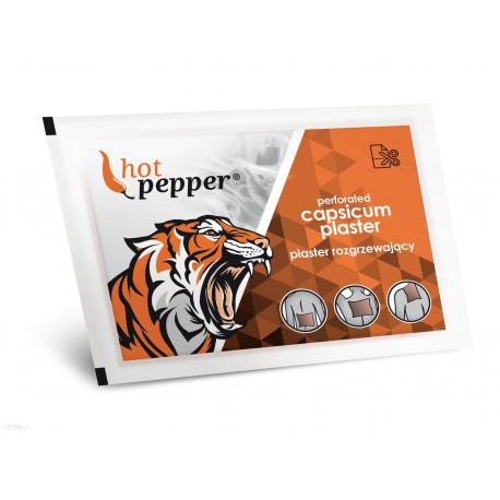 HOT PEPPER capsicum plaster // plaster rozgrzewajacy // 18cm x 12cm // 1szt.