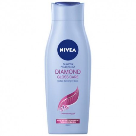 NIVEA DIAMOND GLOSS Szampon diamentowy blask /Pielegnuje i nadaje diamentowy blask / Wlosy normalne,suche,pozbawione blasku