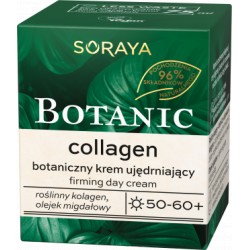 Soraya Botanic Collagen 50-60+  Botaniczny krem ujędrniający na dzień //  Roślinny kolagen, Olejek migdałowy //  75 ml.