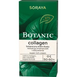 Soraya Botanic Collagen 50-60+ Botaniczny krem tłusty redukcja zmarszczek i odżywienie