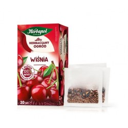 WISNIA herbatka - Herbaciany Ogrod Herbapol // 100% natury z duzych kawalkow owocow // 20 szuk