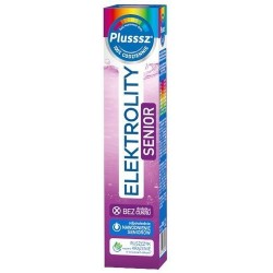 Plusssz ELEKTROLITY SENIOR // odpowiednie nawodnienie // bez dodatku cukru // 24 tabletki musujace