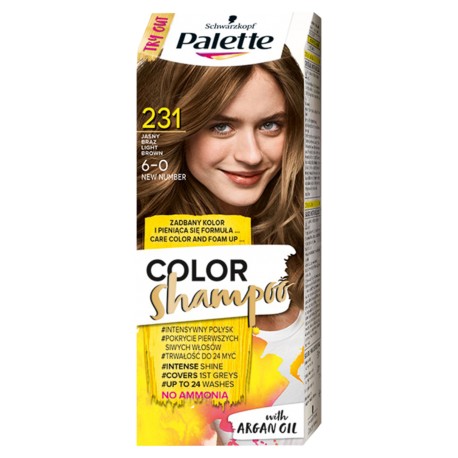 PALETTE COLOR SHAMPOO 231 Jasny braz
