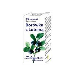BOROWKA Z LUTEINA + na wzrok - Herbapol // 30 kapsulek pochodzenia roslinnego