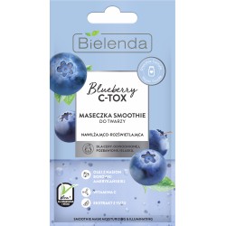 Bielenda Blueberry C-Tox MASECZKA // smoothie nawilżająco-rozświetlająca //  8g