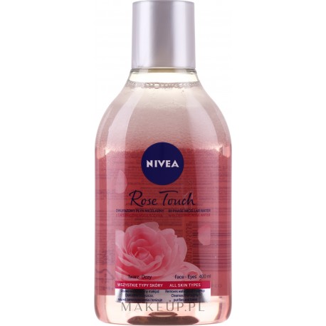 Nivea ROSE TOUCH // dwufazowy plyn micelarny z organiczna woda rozana // 400 ml