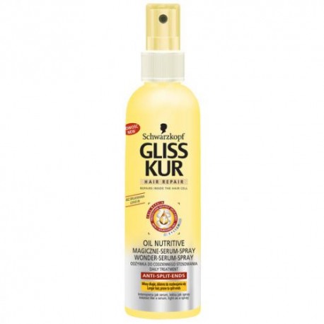 GLISS KUR Oil Nutritive magiczne serum w sprayu bez splukiwania // keratin complex //  200ml