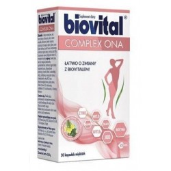 BIOVITAL COMPLEX ONA witaminy i mikroelementy dla KOBIET // 30 kapsulek