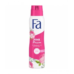 FA Deod. PINK PASSION Pink Rose Scent // 48H  PROTECTION //  anti-stains , 0 % ALUMINIUM SALT