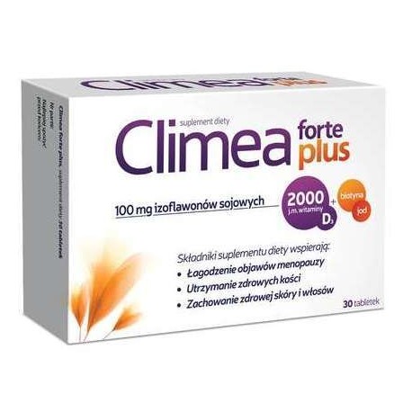 Climea forte plus //   menopauza, łagodzenie objawów // 30 tab.