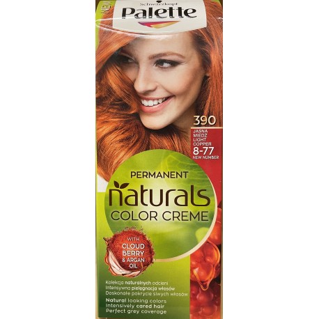 Palette Naturals Colors Creme // Farba Jasna miedź 390 (8-77)