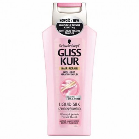 GLISS KUR LIQUID SILK Szampon // wlosy jak jedwab // matowe, lamliwe wlosy
