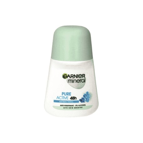 GARNIER Pure Active Roll-on dla kobiet // anti-perspirant with antibacterial active // 48h