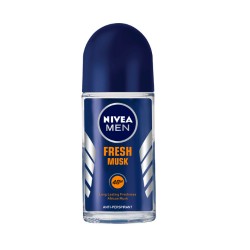 NIVEA MEN roll-on anti-perspirant // FRESH MUSK // Long lasting freshness, african musk 48h