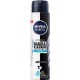 NIVEA MEN anti-perspirant INVISIBLE for black&white FRESH 48h // ANTIBACTERIAL // 5X Anti
