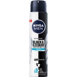 NIVEA MEN anti-perspirant INVISIBLE for black&white FRESH 48h // ANTIBACTERIAL // 5X Anti