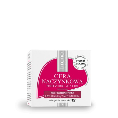 LIRENE CN Przeciwzmarszczkowy krem regenerujacy na NOC / Kompleks proteinowy, Diosmina, zurawina // Zdrowa wygladzona skora