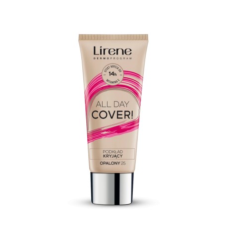 Lirene Podkład kryjący ALL DAY COVER! //  OPALONY  25 // 30 ml