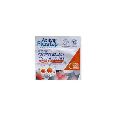 Active Plast plaster rozgrzewający przeciwbólowy z arniką i czarcim pazurem