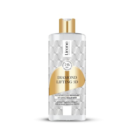 Lirene DIAMENTOWY LIFTING 3D Przeciwzmarszczkowy płyn micelarny // demakijaż , oczyszczanie i nawilżanie // 400 ml