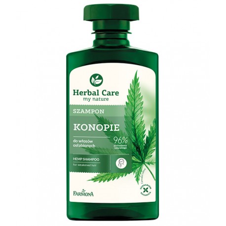 Farmona Herbal Care // Szampon Regenerujący KONOPIE z proteinami, // do włosów osłabionych // 330ml