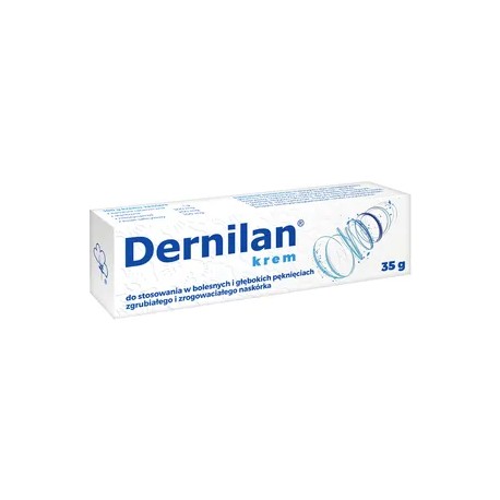 DERNILAN krem 35g // bolesne i glebokie pekniecia zgrubialego i zrogowacialego naskorka