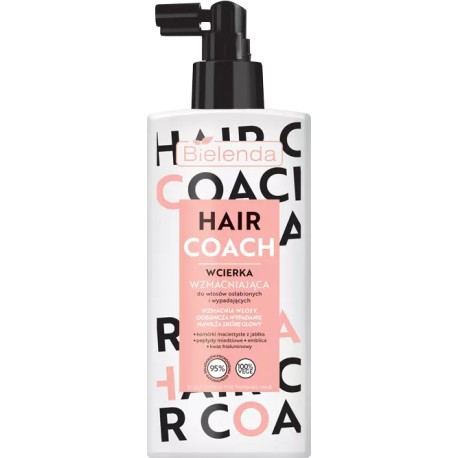 Bielenda HAIR COACH Wzmacniająca wcierka do włosów osłabionych i wypadających // 150 ml.